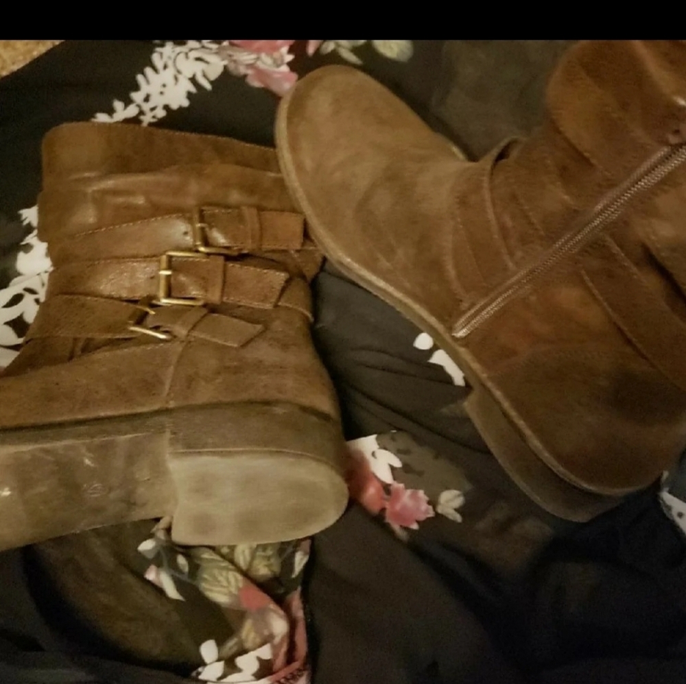 Brown boots